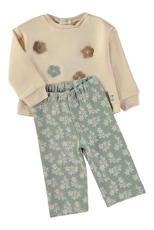 Conjunto 2pcs Flores