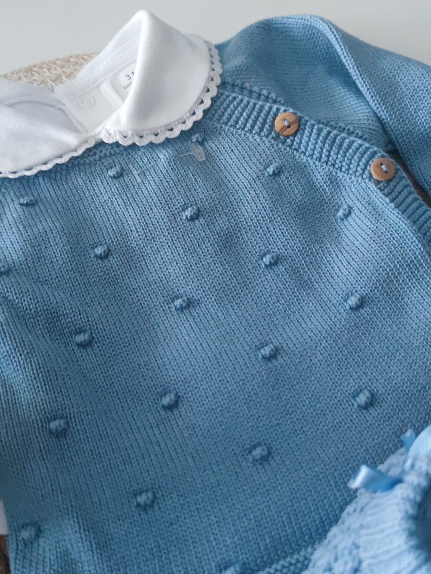 Conjunto pompom em algodão