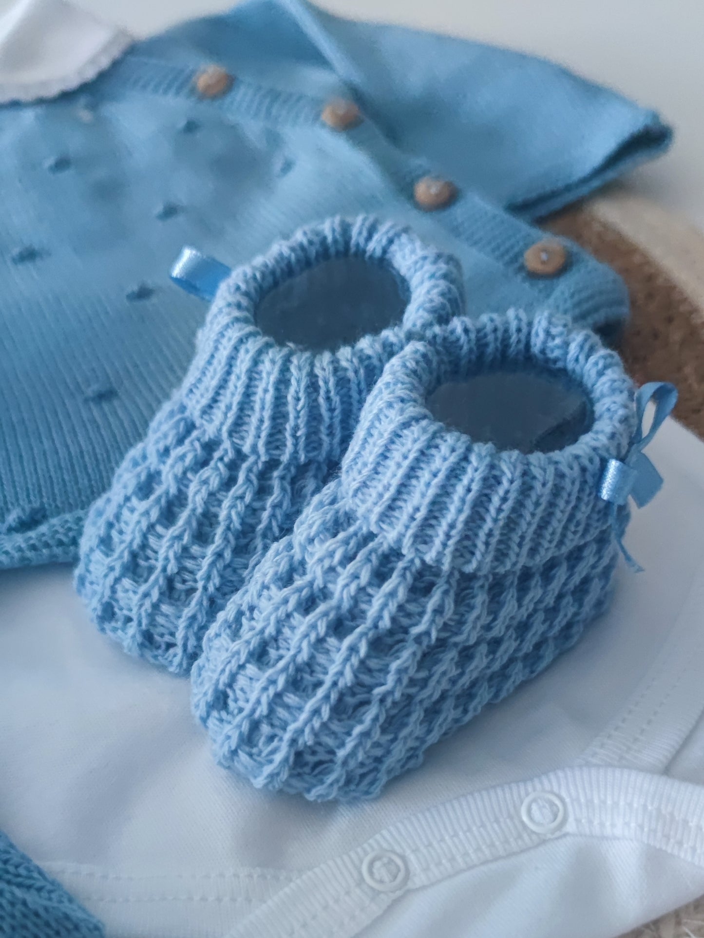 Conjunto pompom em algodão