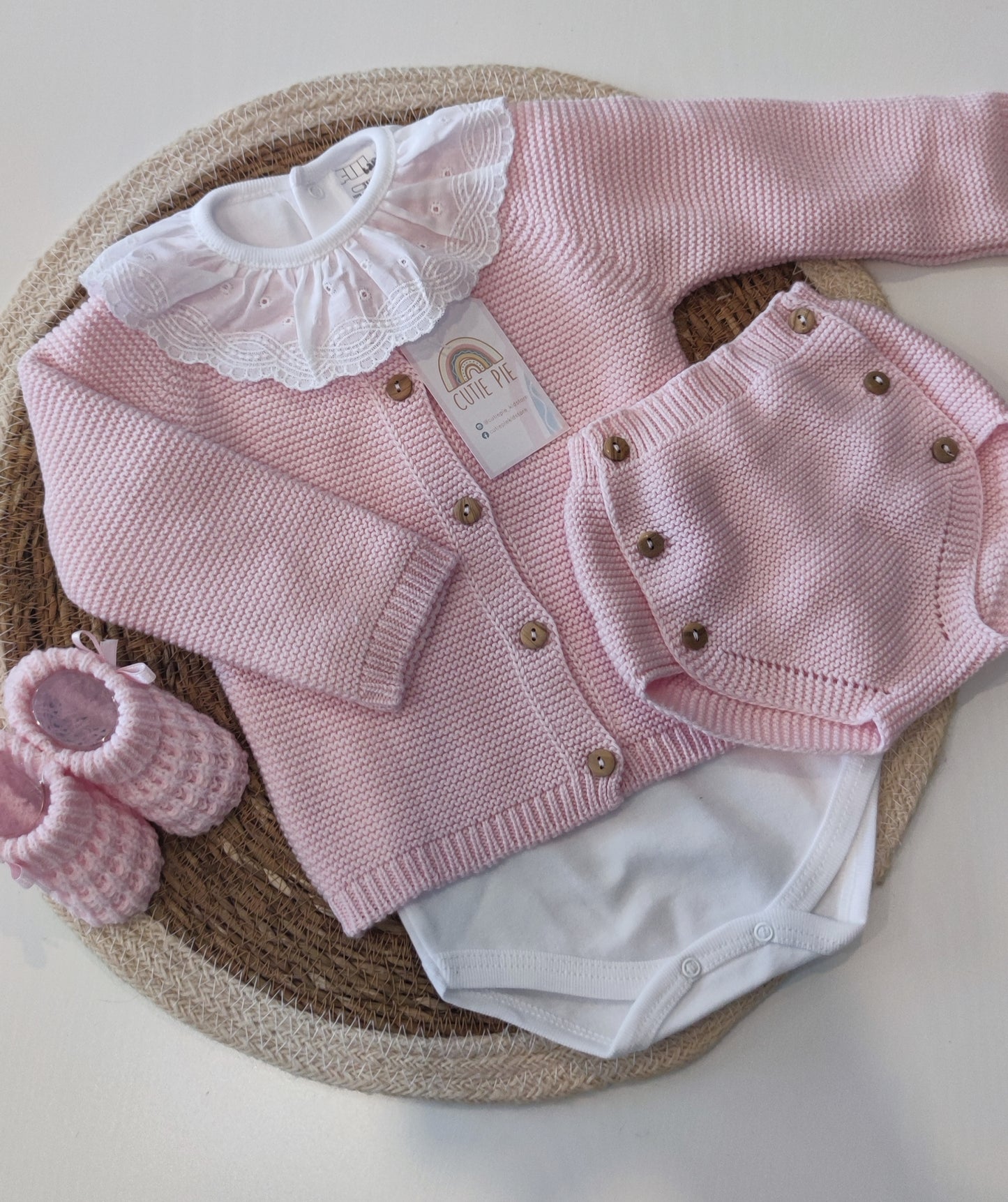 Conjunto Casaco e Tapa Fraldas
