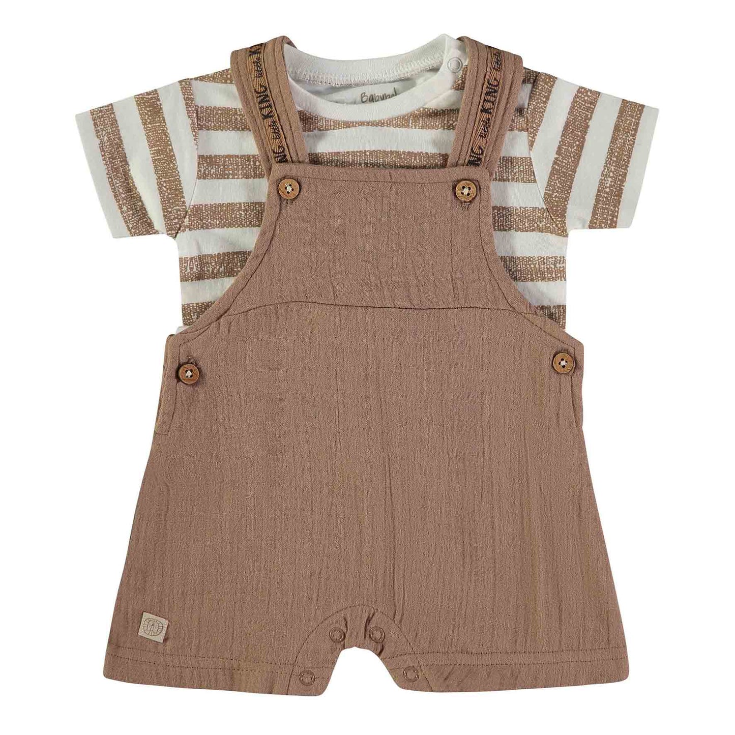 Conjunto 2 pcs Jardineiras