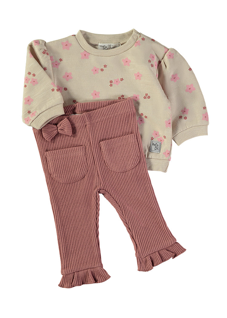 Conjunto 2pcs rosa