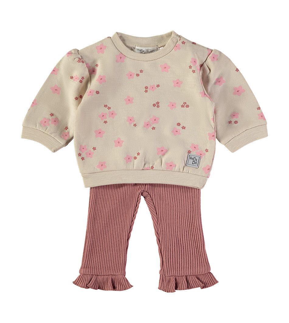 Conjunto 2pcs rosa