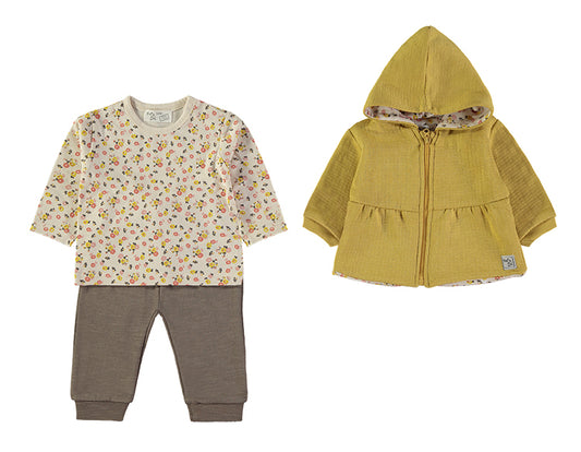 Conjunto de 3pcs amarelo