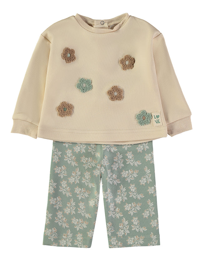 Conjunto 2pcs Flores
