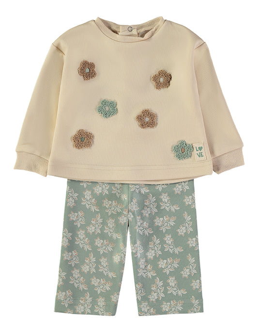 Conjunto 2pcs Flores