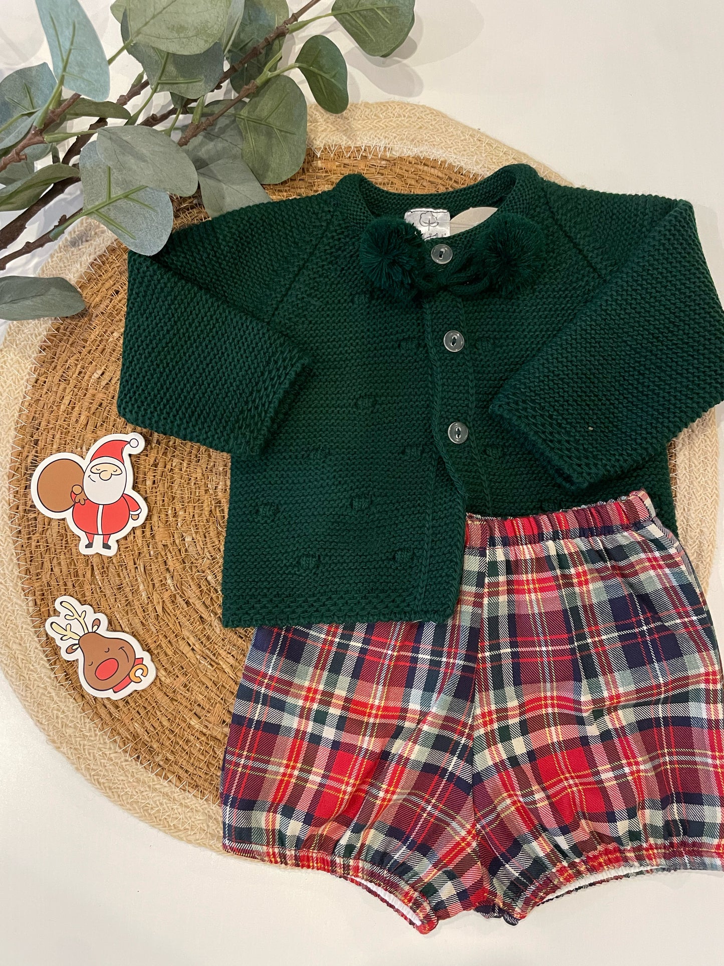 Conjunto de Natal pompom